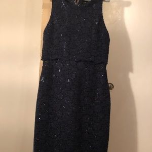 Dark blue dress
